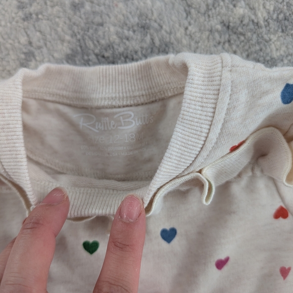 Colorful Heart Kids Matching Set - Picture 2 of 3